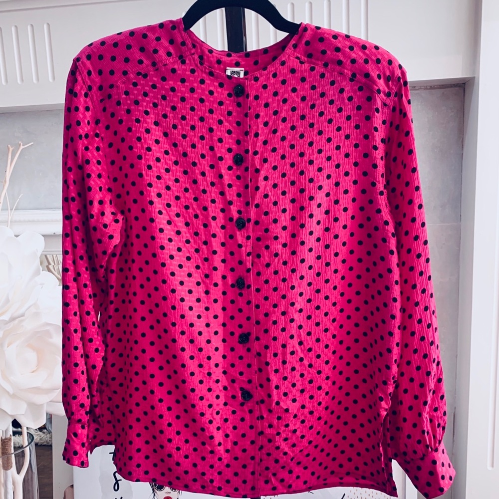 VINTAGE ANNE KLEIN BUTTON DOWN SHIRT